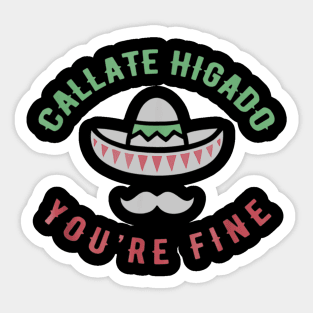 Callate Higado Youre Fine Mexico 5th of May 2018 Sticker